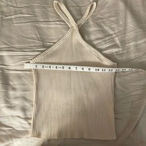 Tla ribbed top, size XS